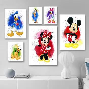 5D DIY Disney Diamond Maľovanie Disney Mickey Mouse a káčer Donald Karikatúra Roztomilý Diamond Výšivky Cross Stitch Auta Domova